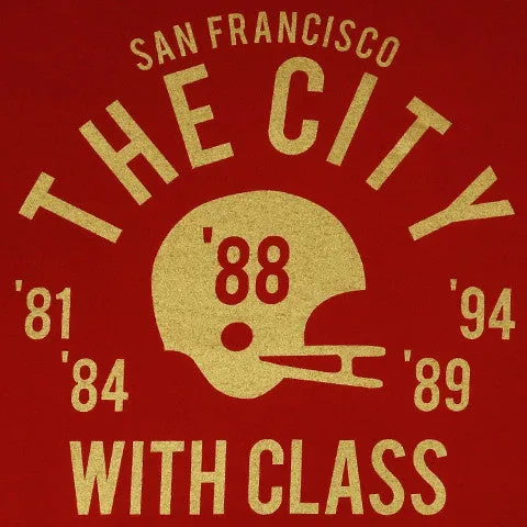 Mens Thrill Of Victory Class City T-Shirt Red casual mix