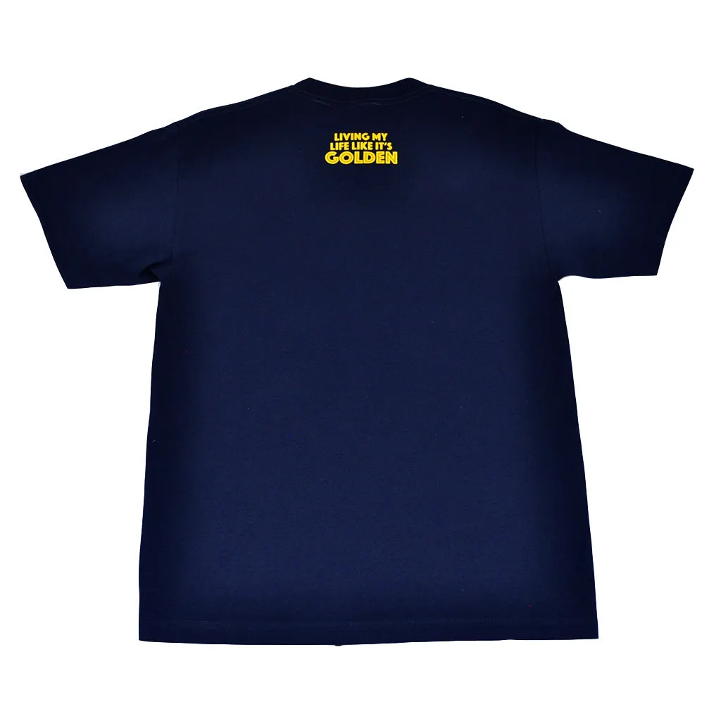 Mens Thrill Of Victory Golden State T-Shirt Navy soft texture