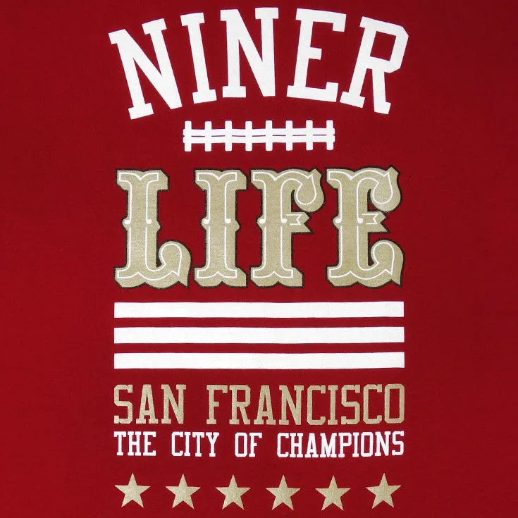 Mens Thrill Of Victory Life T-Shirt Red everyday basic