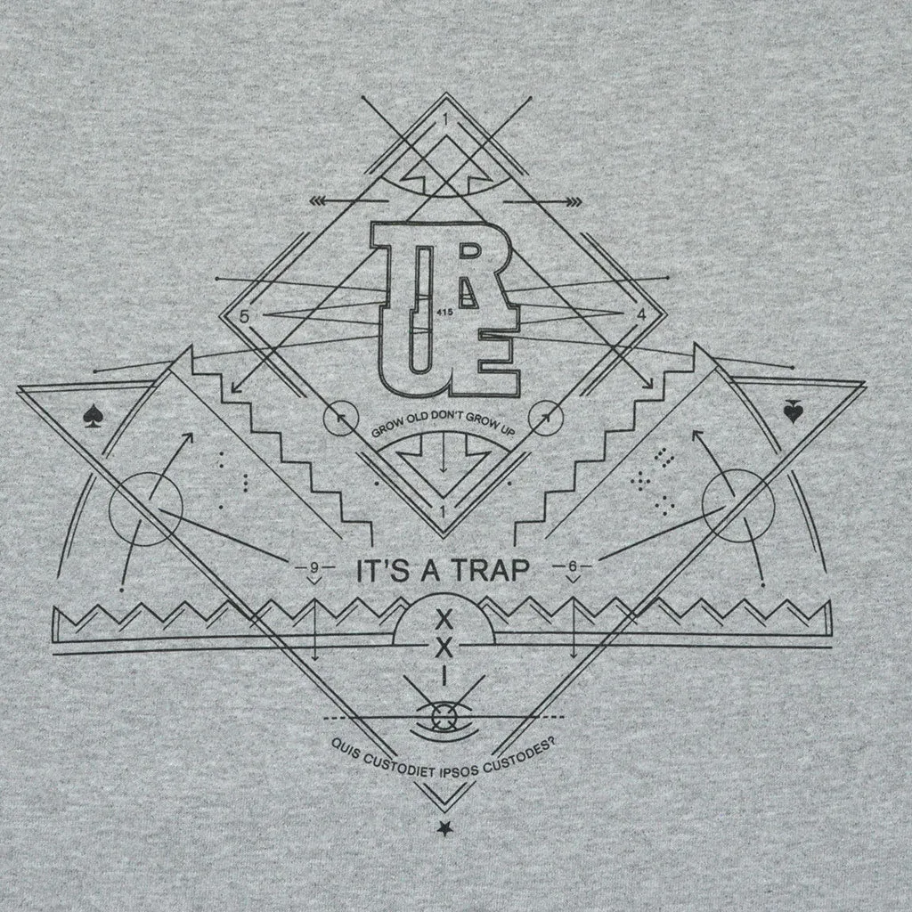 Mens Trap T-Shirt Heather feel free