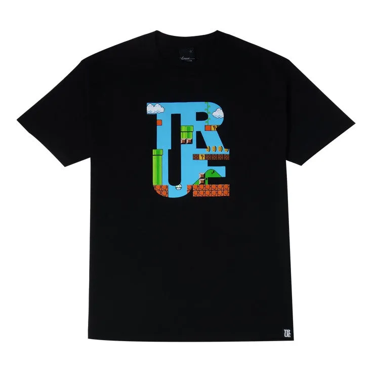 Mens True 1up T-Shirt Black love fit