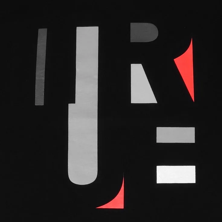 Mens True Abstract T-Shirt Black layer ready