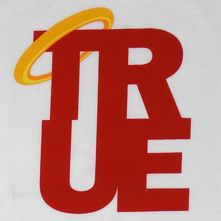 Mens True Angels T-Shirt White smart casual