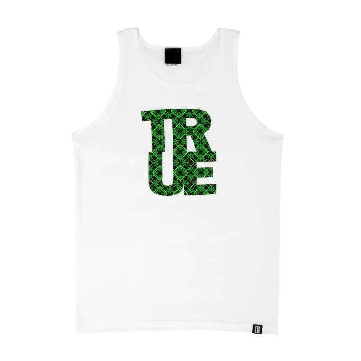 Mens True Argyle THC Tank Top White style fix