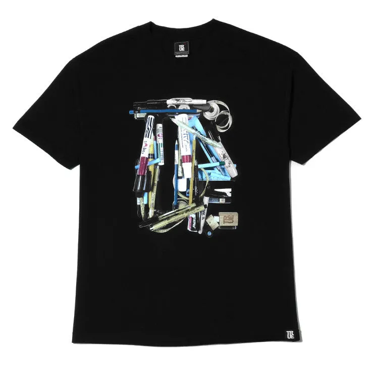 Mens True Art Class T-Shirt Black care mood
