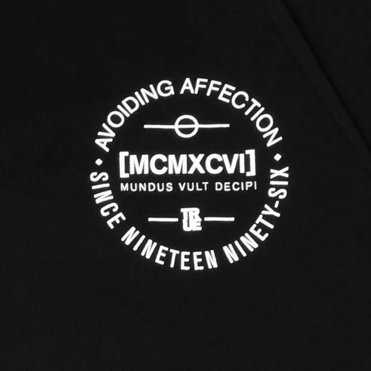 Mens True Avoiding Long Sleeve T-Shirt Black loose vibe