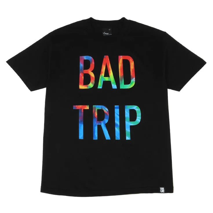 Mens True Bad Trip T-Shirt Black casual trend