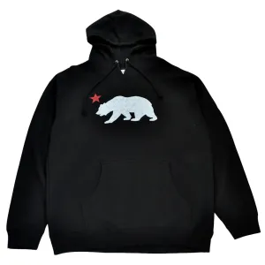Mens True Bear Star Hoodie Black Gentle life