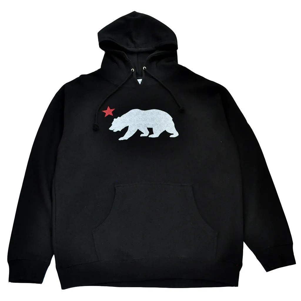 Mens True Bear Star Hoodie Black Gentle life