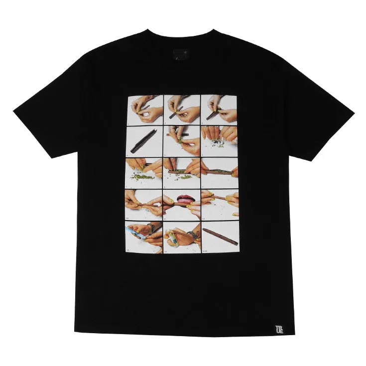Mens True Blunt 101 T-Shirt Black edge detail