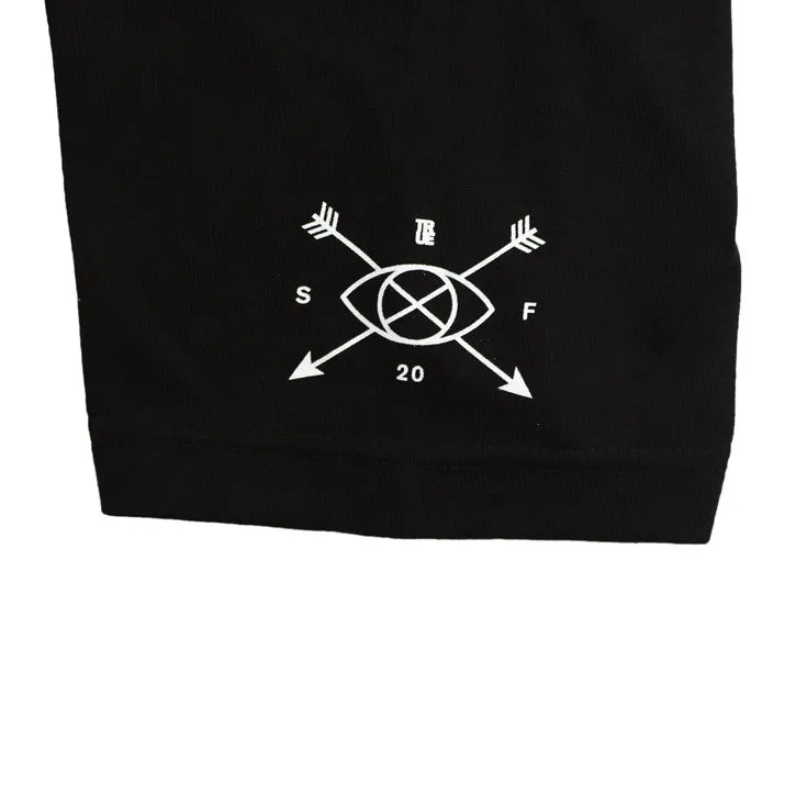 Mens True Burning Bridges T-Shirt Black new wave