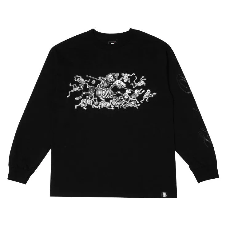 Mens True Chivalry Long Sleeve T-Shirt Black style shift