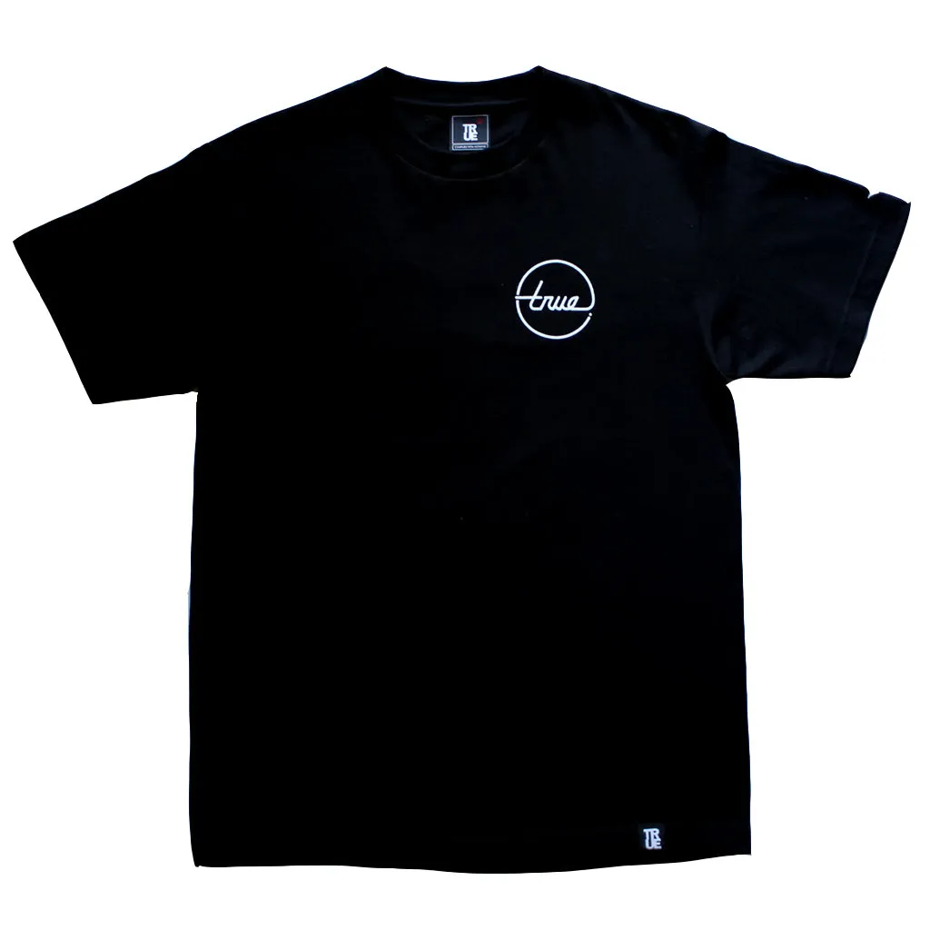 Mens True Circle Darkside T-Shirt Black dream vibe