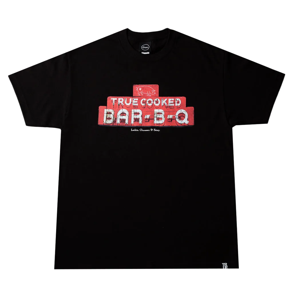 Mens True Cooked T-Shirt Black cool tone