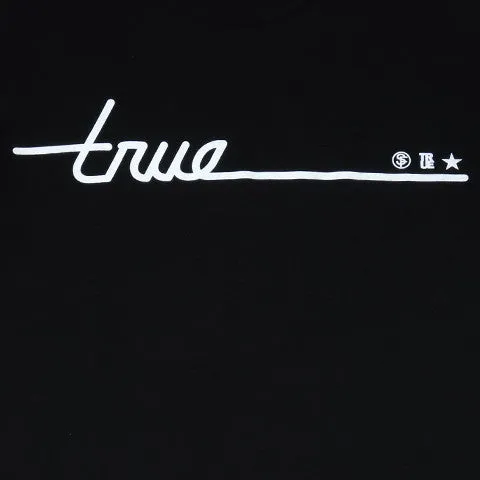 Mens True Darkside T-Shirt Black laidback mood