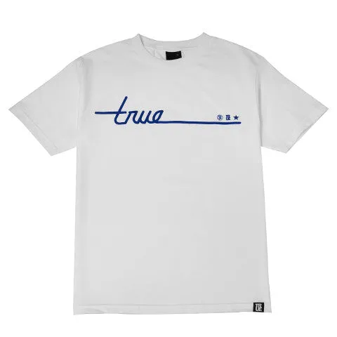 Mens True Darkside T-Shirt White fresh look