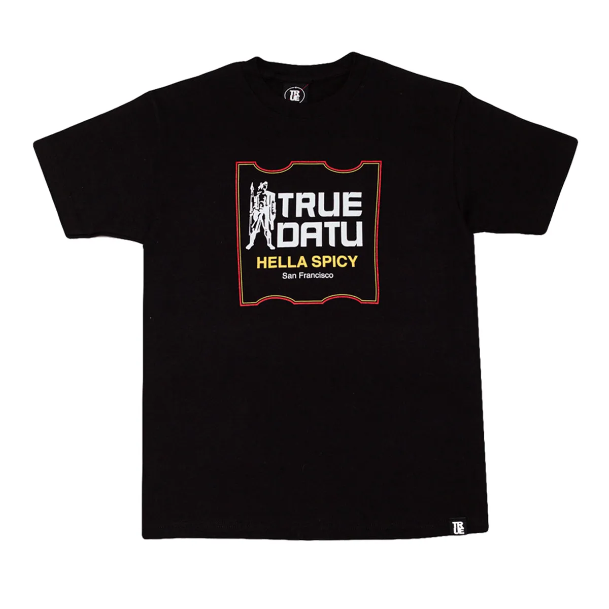 Men's True Datu T-Shirt Black vacation mode