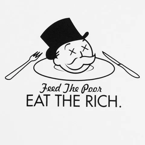 Mens True Eat The Rich T-Shirt White active vibe