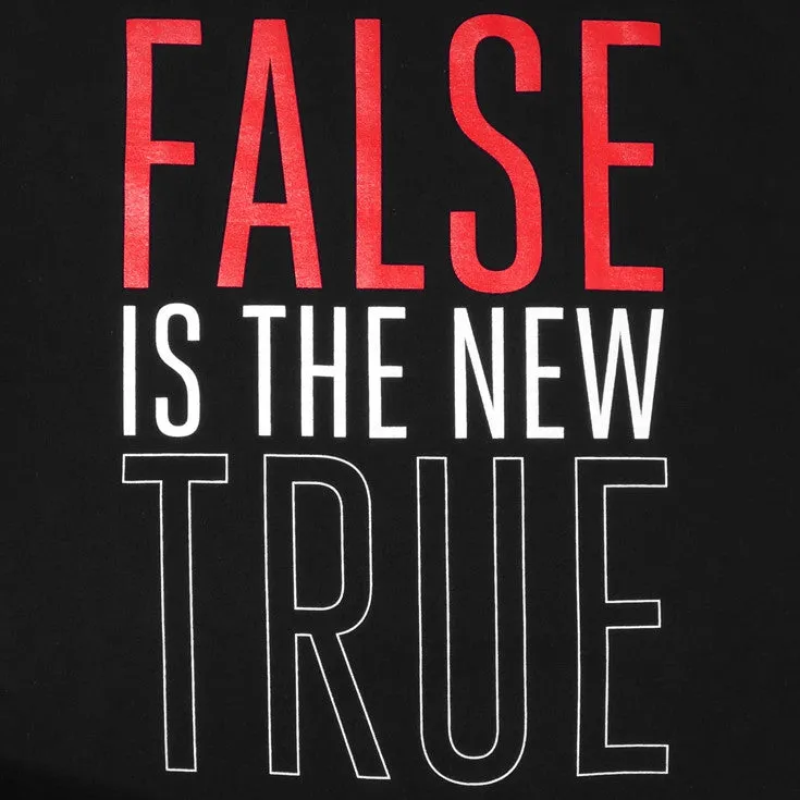 Mens True False Is T-Shirt Black stay cool