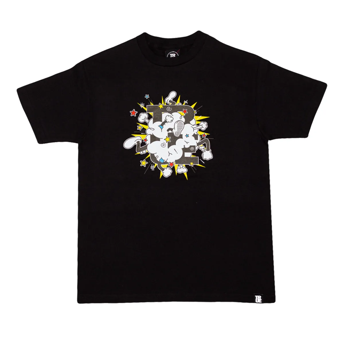 Men's True Fight Cloud T-Shirt Black spirit gear