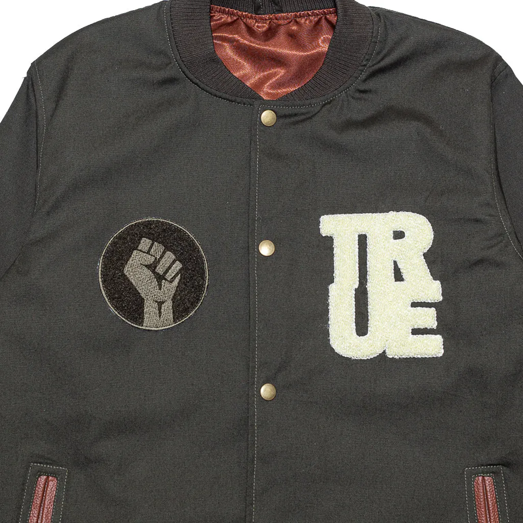 Men's True General Purpose Varsity Jacket Olive rush ready