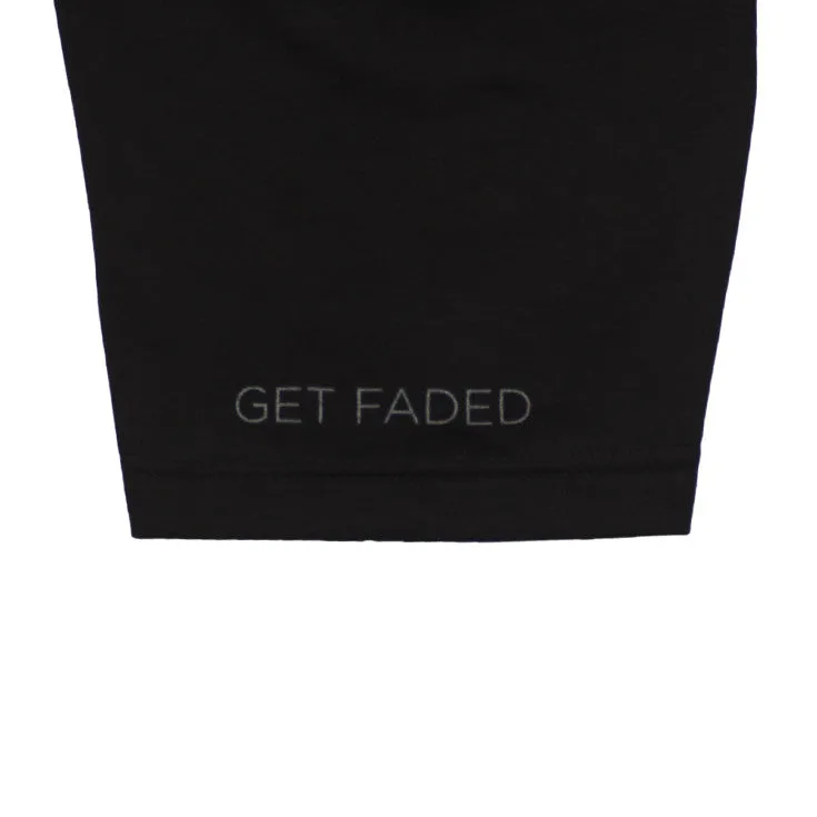 Mens True Get Faded T-Shirt Black express vibe