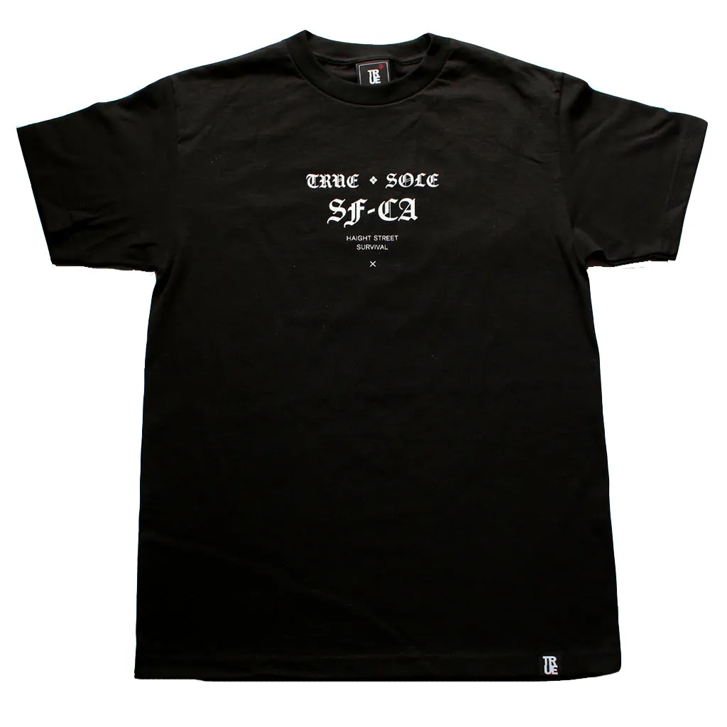 Mens True Goes Around T-Shirt Black offday style