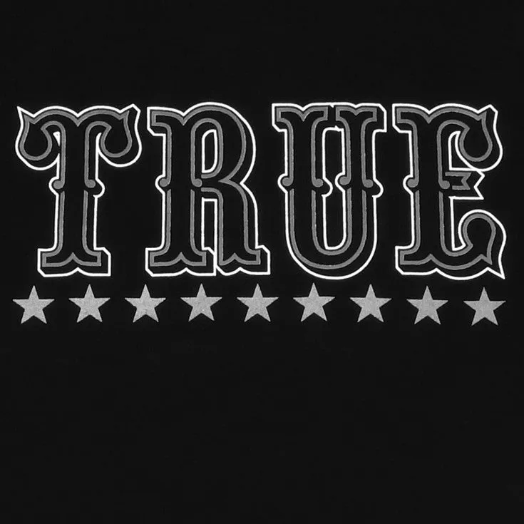 Mens True Gold Rush T-Shirt Black all-season fit
