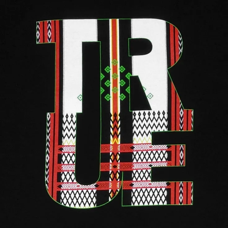 Mens True Ifugao T-Shirt Black/Red/Green soft texture