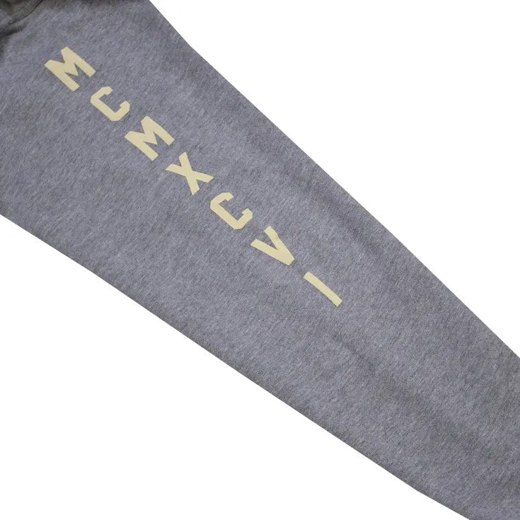 Mens True Interlocked Hoodie Heather Aesthetic flow