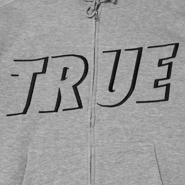 Men's True Just Use It Zip Hoodie Heather Grey Easy match