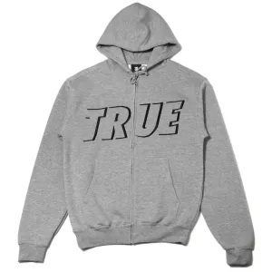 Men's True Just Use It Zip Hoodie Heather Grey Heat line