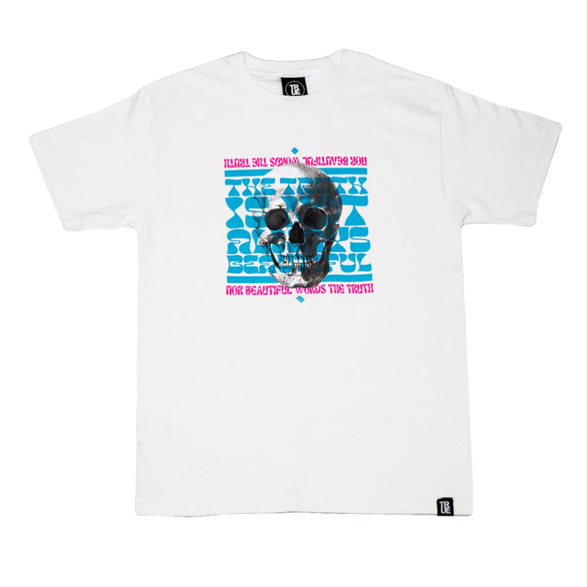 Men's True Lao Tzu T-Shirt White step easy