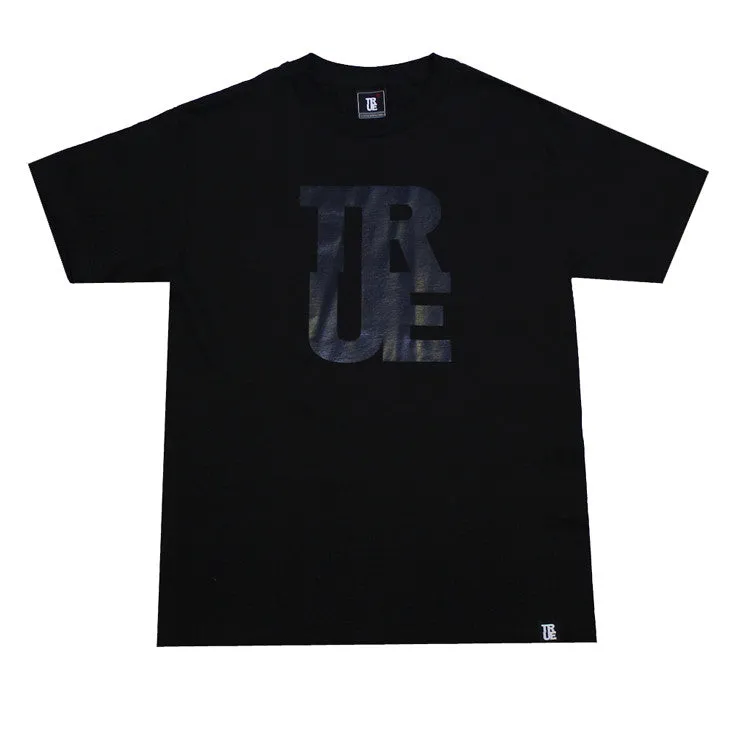 Mens True Logo Black / Black minimal mood