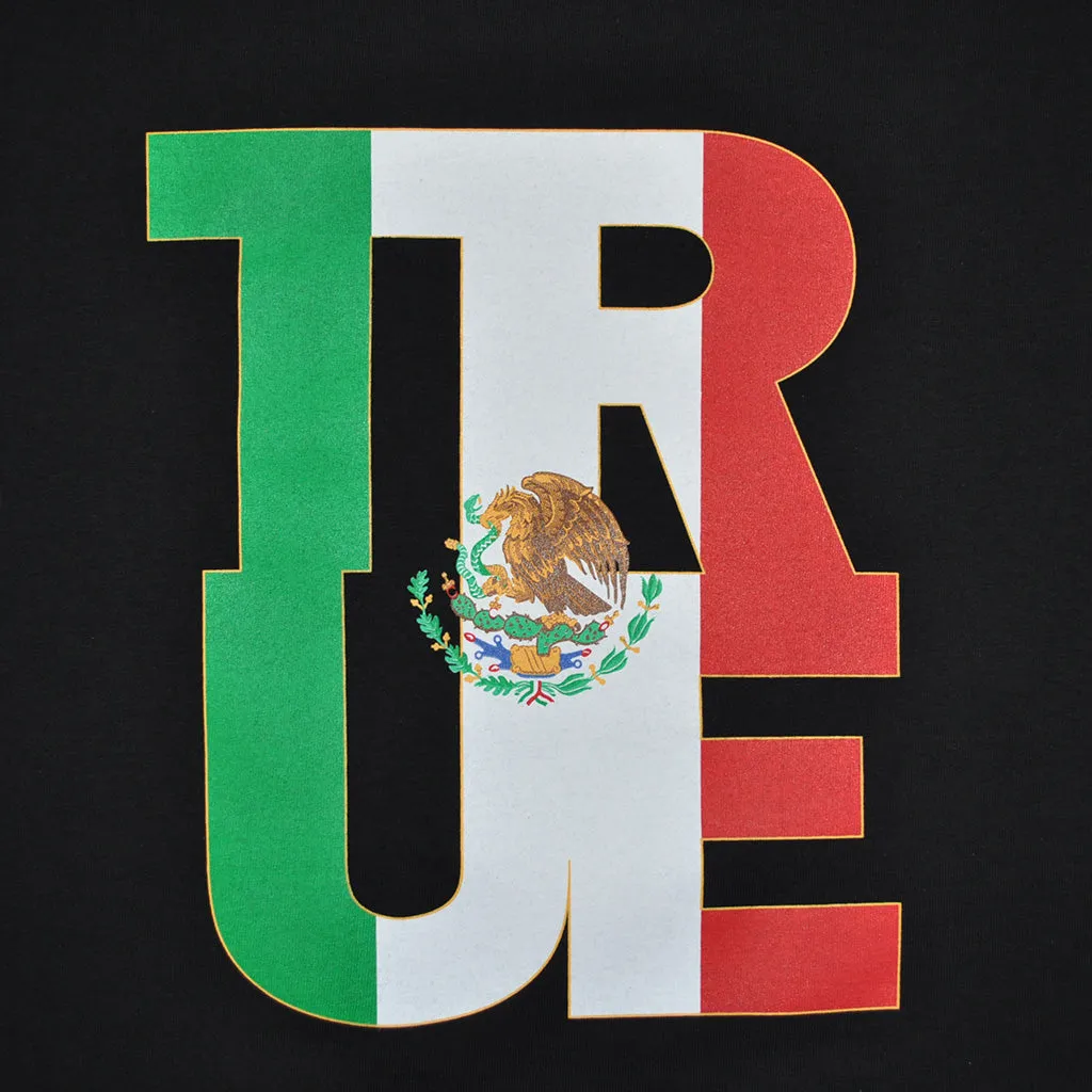 Mens True Logo Fill Mexico T-Shirt Black city vibe