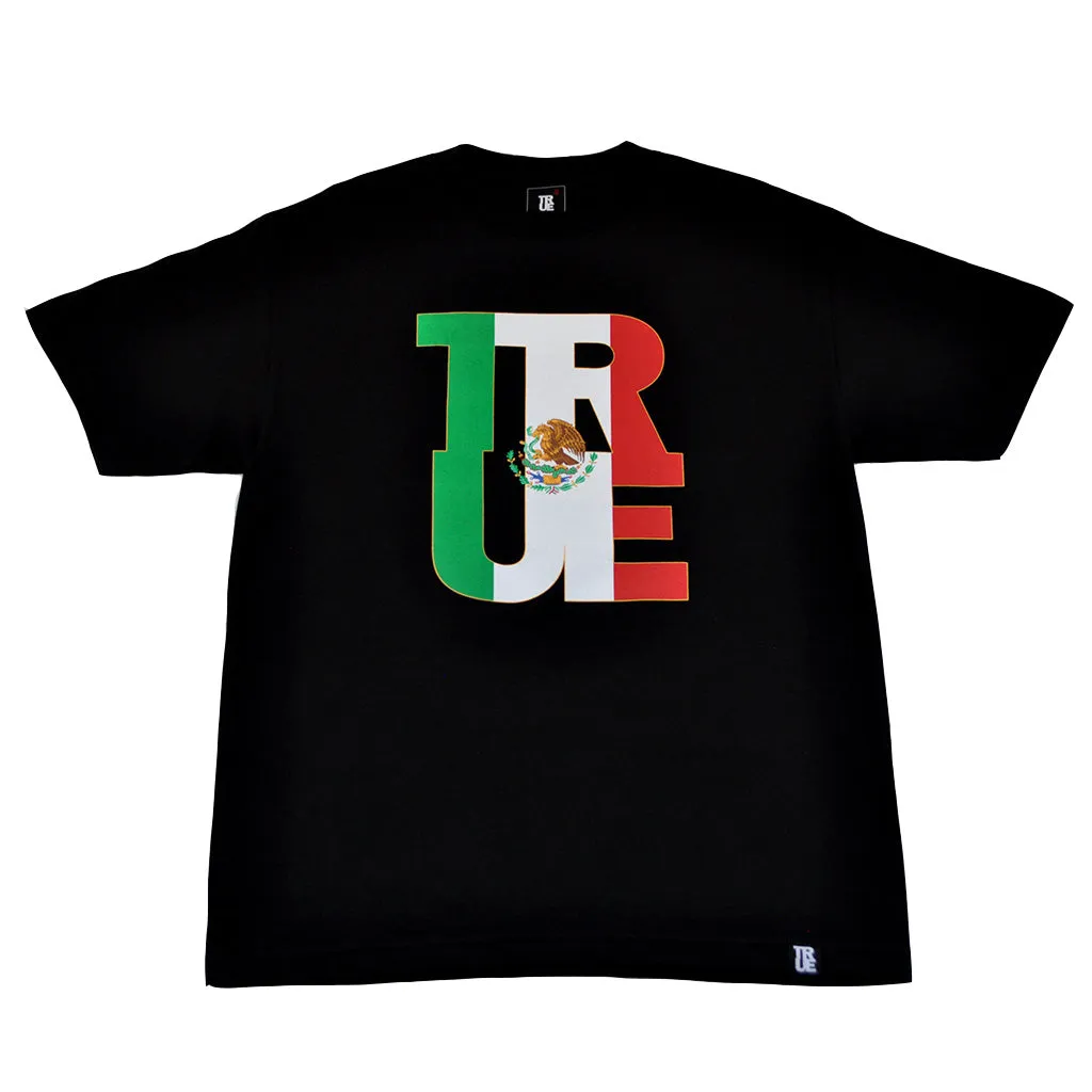 Mens True Logo Fill Mexico T-Shirt Black cozy edge