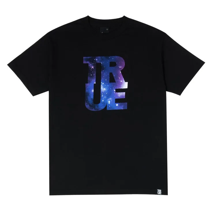 Mens True Logo Galaxy T-Shirt Black graphic trend