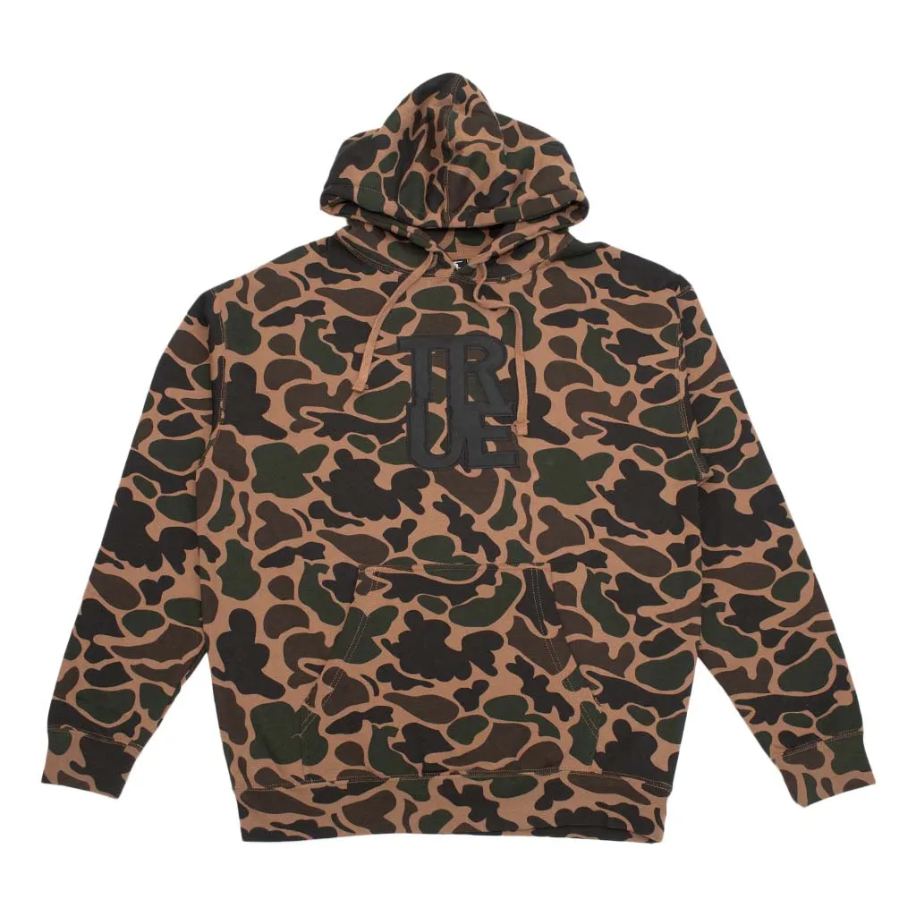 Men's True Logo Hoodie Duck Camo Style bold