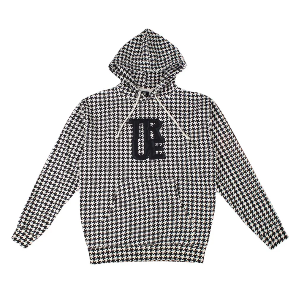 Men's True Logo Hoodie Houndstooth Daily fit