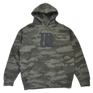 Mens True Logo Hoodie Olive Camo Weekend wear