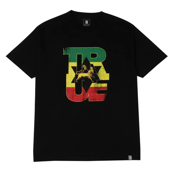 Mens True Logo Lion T-Shirt Black fun layer