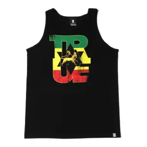 Mens True Logo Lion Tank Top Black skin soft