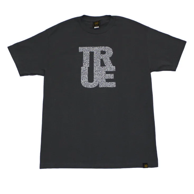 Mens True Logo Safari T-Shirt Charcoal match all