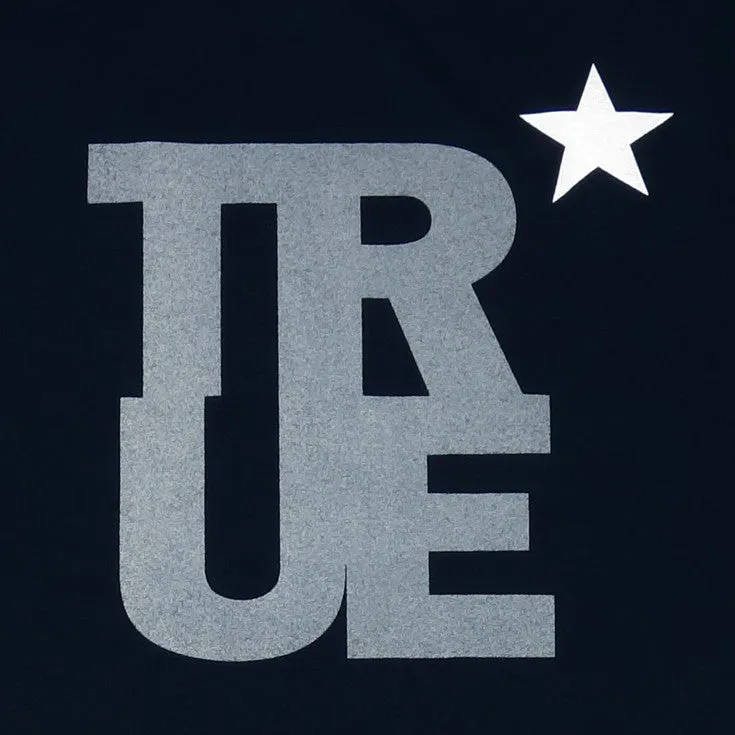 Mens True Logo Star T-Shirt Navy/3M stay cool