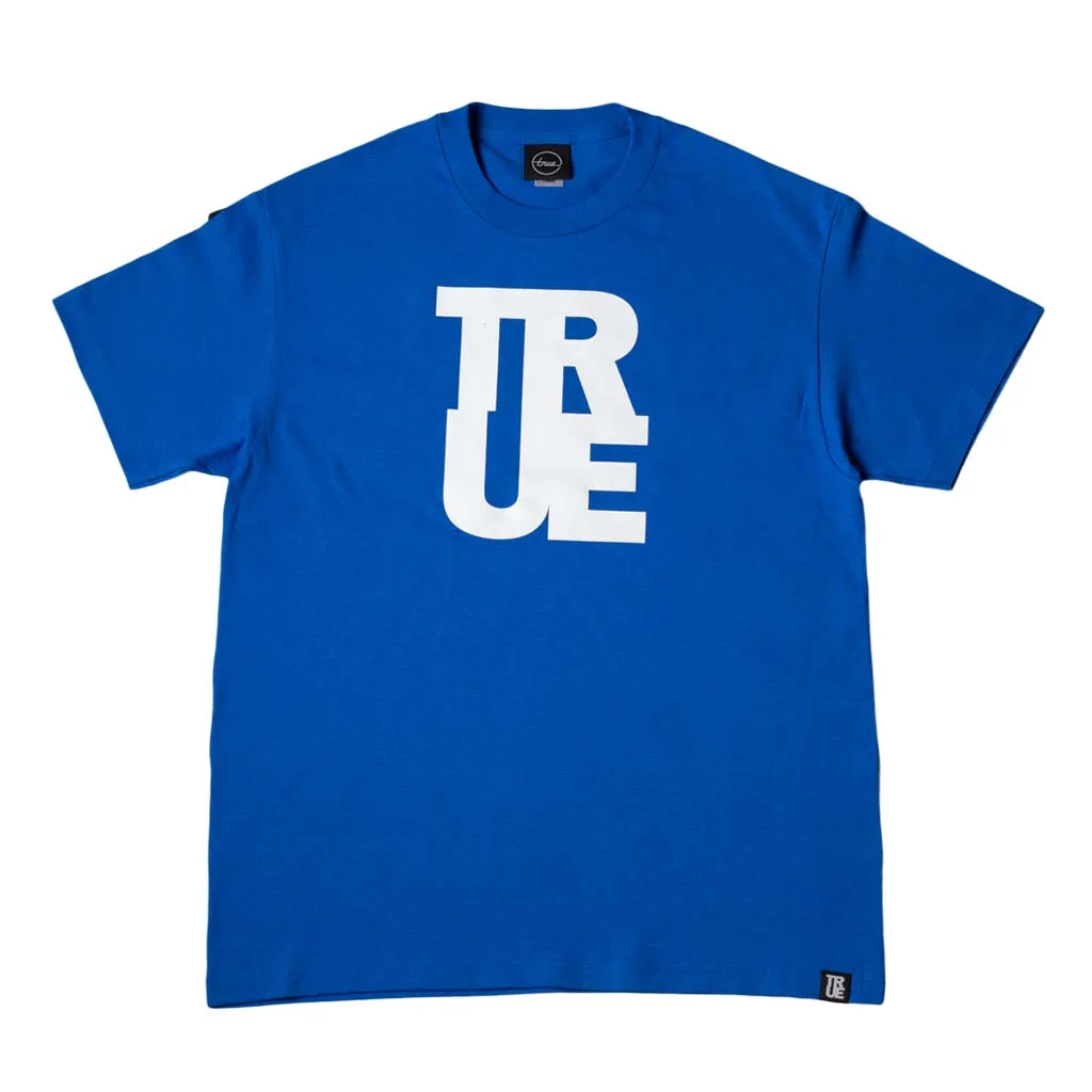 Men's True Logo T-Shirt Royal/White midseason pick