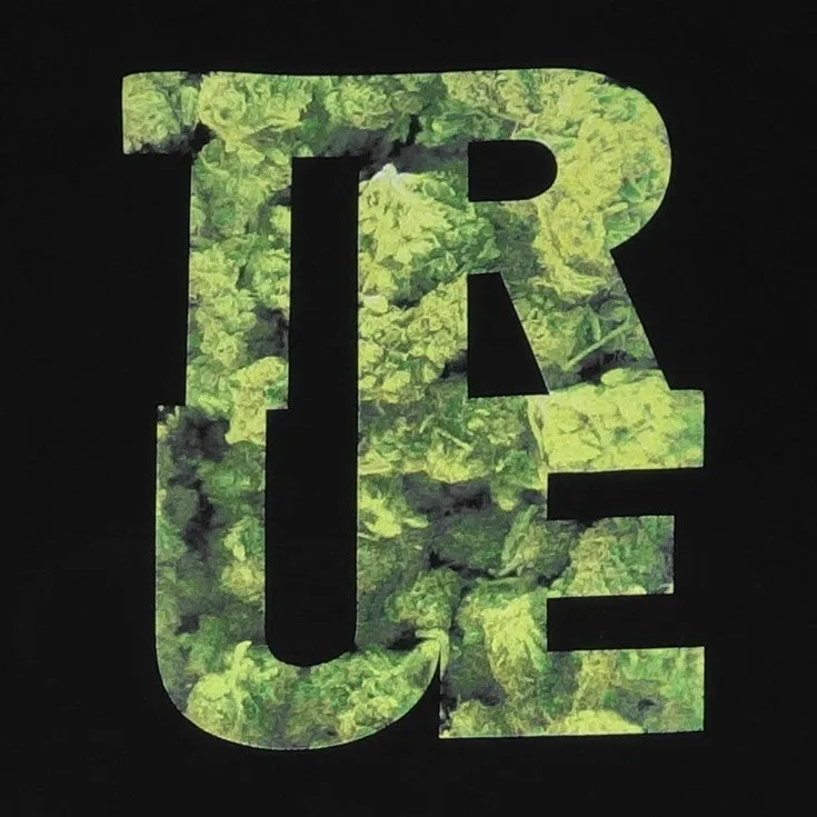 Mens True Logo THC T-Shirt Black weekend style