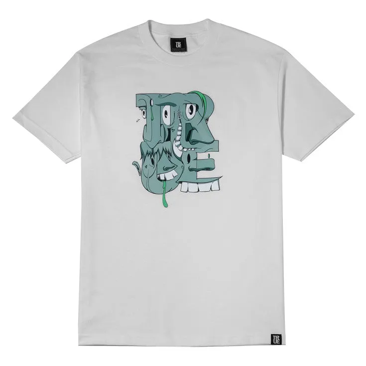 Mens True Monster T-Shirt White layer ready