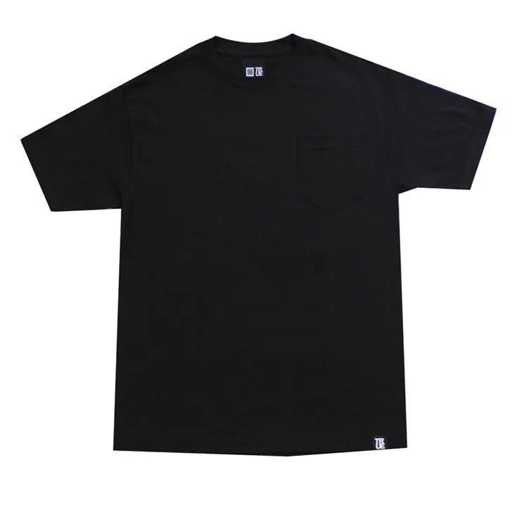 Mens True Nations Pocket T-Shirt Black fun layer