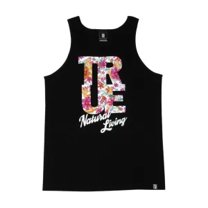 Mens True Natural Living Tank Top Black daily go
