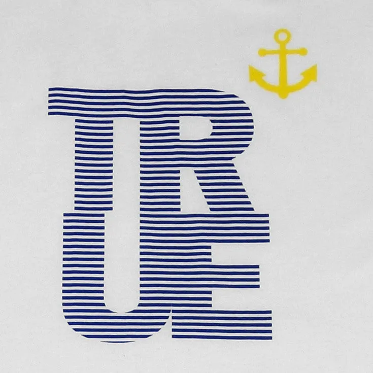 Mens True Nautical T-Shirt White weekend casual
